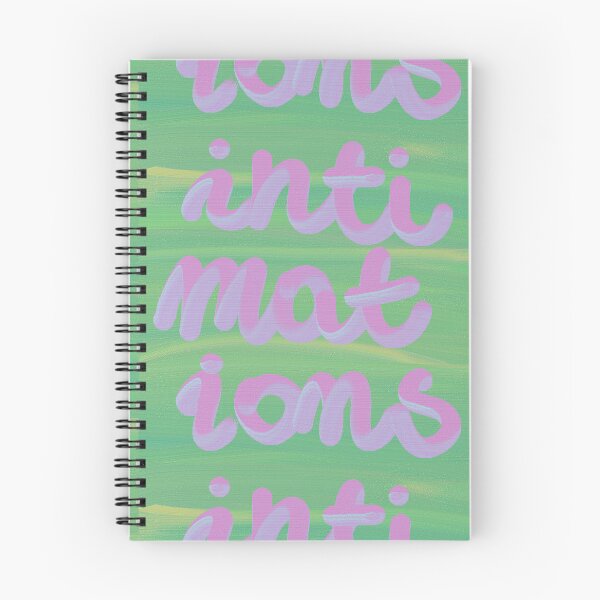 Item preview, INTIMATIONS word art print designed and sold by nataliavandalia.