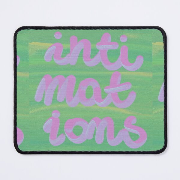 Item preview, INTIMATIONS word art print designed and sold by nataliavandalia.