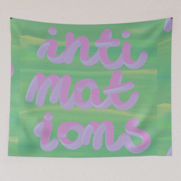 Item preview, INTIMATIONS word art print designed and sold by nataliavandalia.