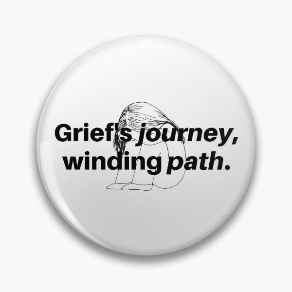 Item preview, Grief's journey, winding path. designed and sold by Bananobanini.