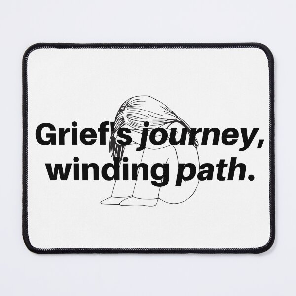 Item preview, Grief's journey, winding path. designed and sold by Bananobanini.