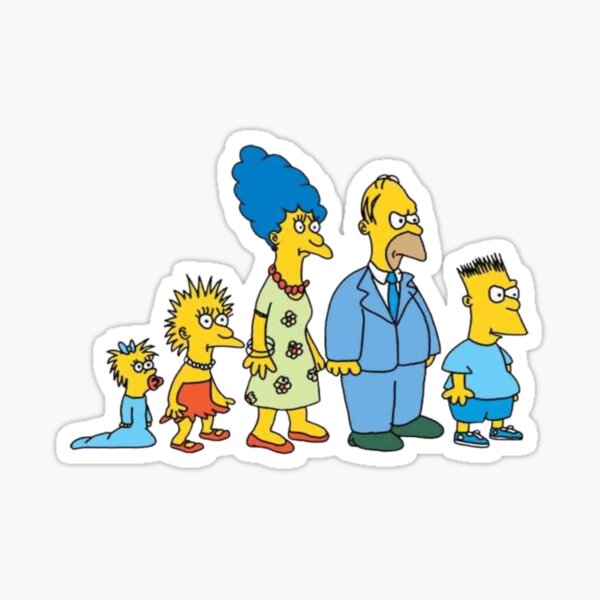 Stickers bart simpsons fesses jaune