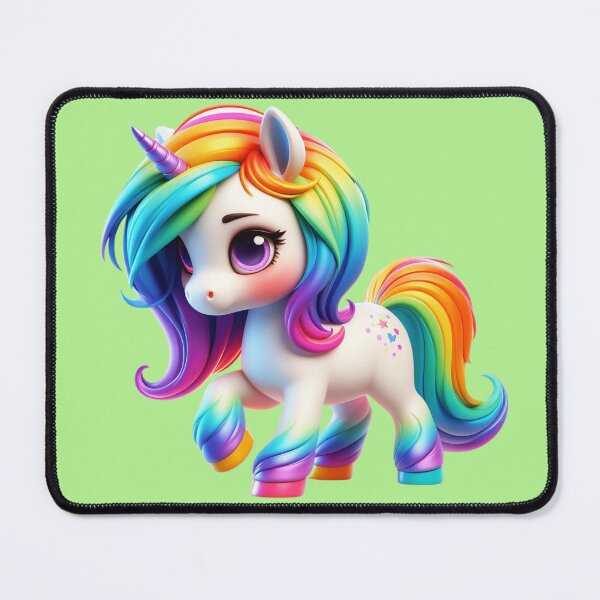 Item preview, Cute happy rainbow unicorn - an expression of magic and joy No. 24 designed and sold by Nathalymx.