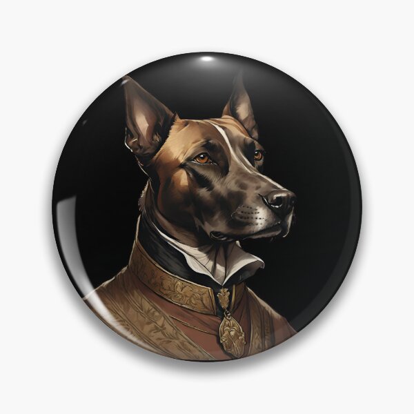 Item preview, Regal Canine Timeless Dog Portrait in Earthy Tones designed and sold by ChicTrendz.