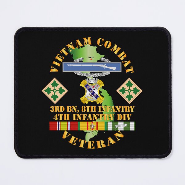 Item preview, Army - Vietnam Combat Inf Vet w 3rd Bn 8th Inf - 4th ID SSI wo DS designed and sold by Military Insignia Products.