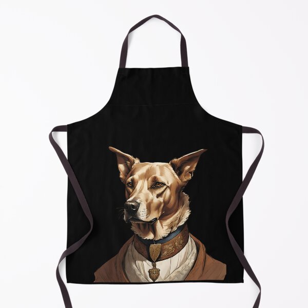 Item preview, Regal Dog Portrait in Earthy Tones designed and sold by ChicTrendz.