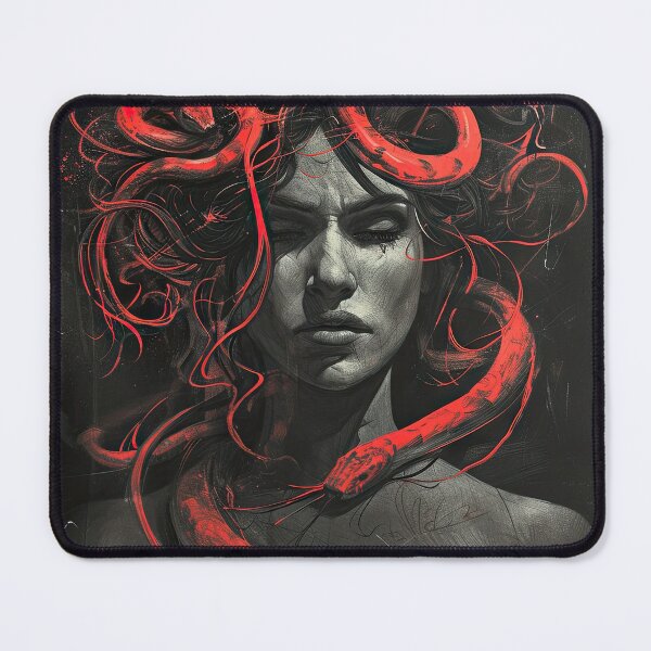 Item preview, Red Medusa Illustration (Variation) designed and sold by OccultDreams.