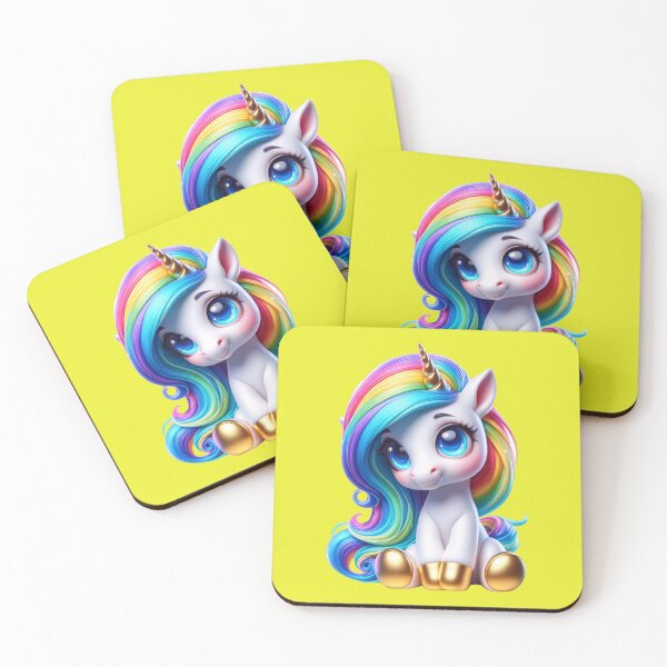 Item preview, Cute Romantic rainbow unicorn: an expression of magic and joy No.27 designed and sold by Nathalymx.
