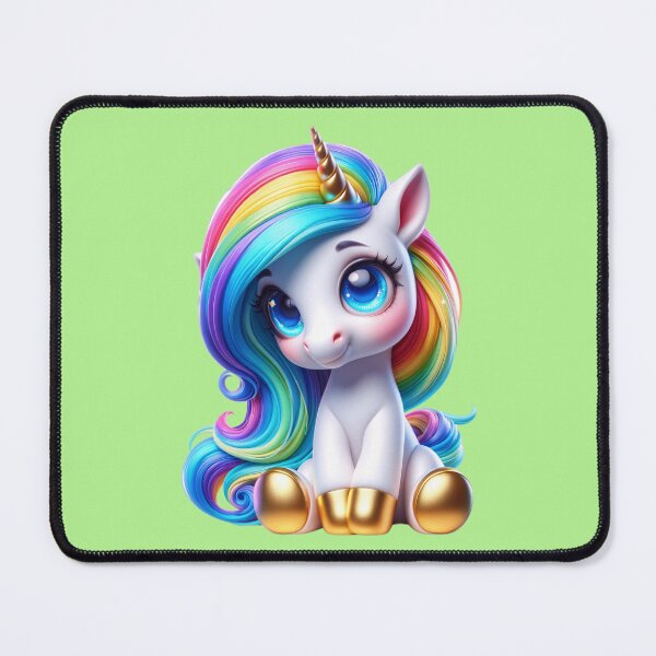 Item preview, Cute Romantic rainbow unicorn: an expression of magic and joy No.27 designed and sold by Nathalymx.