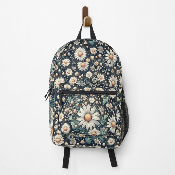 Item preview, Tiny Minimal Daisy Flowers ; Floral Pattern designed and sold by PatternInArt.