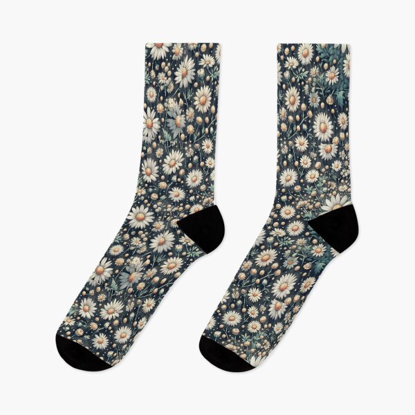 Item preview, Tiny Minimal Daisy Flowers ; Floral Pattern designed and sold by PatternInArt.