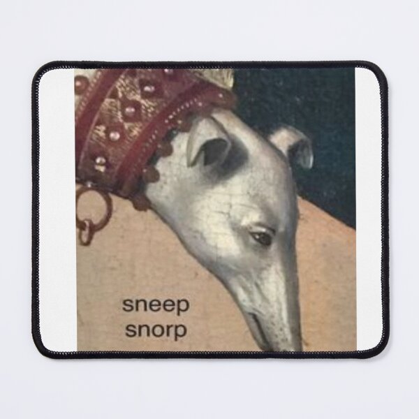 Item preview, sneep snorp dog meme designed and sold by Shrewd Mood.