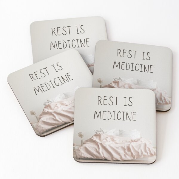 Item preview, Rest is Medicine designed and sold by Anna Liz Heart.