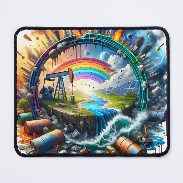 Item preview, Eco Revolution: From Industrial Grunge to Renewable Hope designed and sold by Pixel Dome.