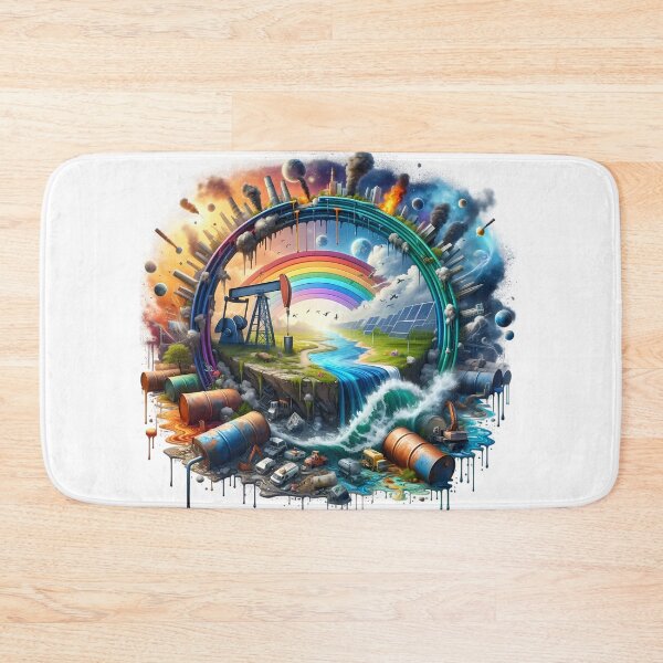 Item preview, Eco Revolution: From Industrial Grunge to Renewable Hope designed and sold by Pixel Dome.