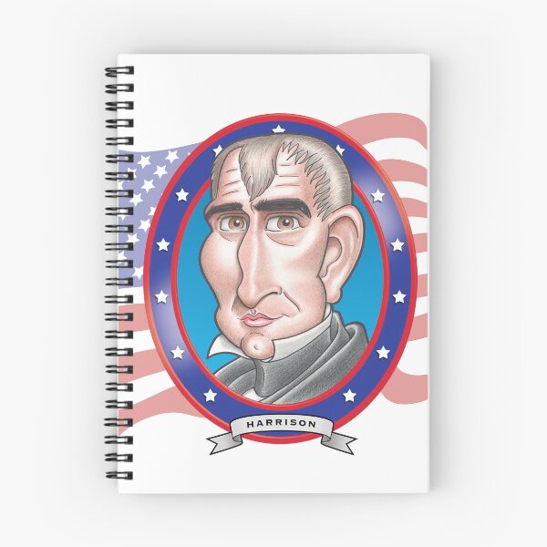 Item preview, William Henry Harrison Caricature designed and sold by FunFaces.