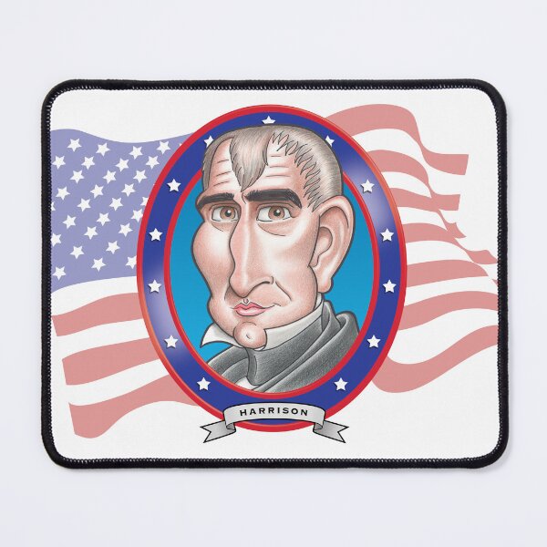 Item preview, William Henry Harrison Caricature designed and sold by FunFaces.