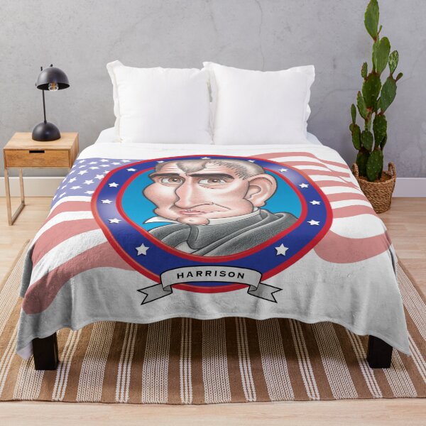 Item preview, William Henry Harrison Caricature designed and sold by FunFaces.