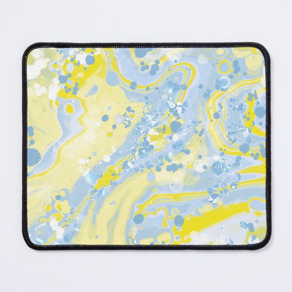 Item preview, Sunshine, digital fluid pour with cells designed and sold by MayGreenAbgrall.
