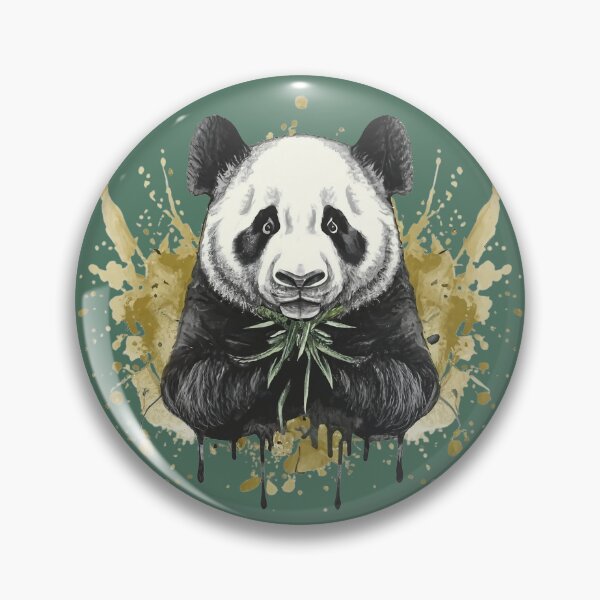 Item preview, Cute Ink Watercolor Splash Panda for Panda Fans designed and sold by SwanAndStone.