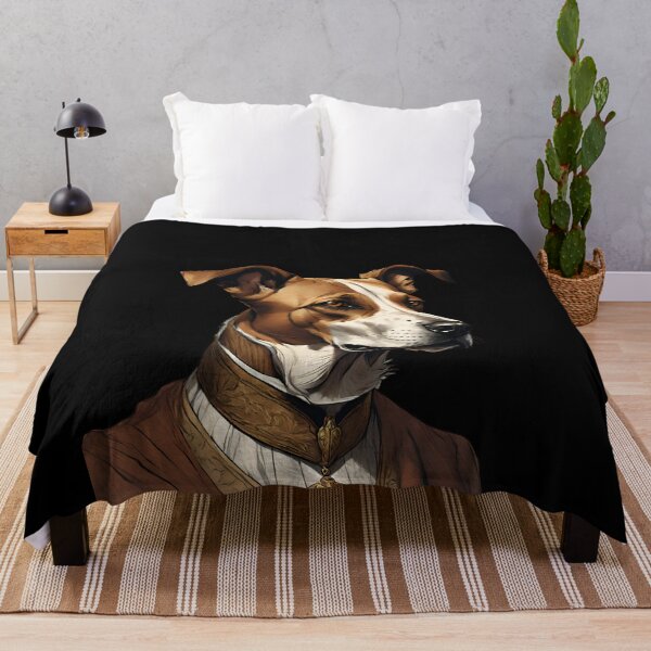 Item preview, Regal Canine Portrait in Earthy Tones designed and sold by ChicTrendz.