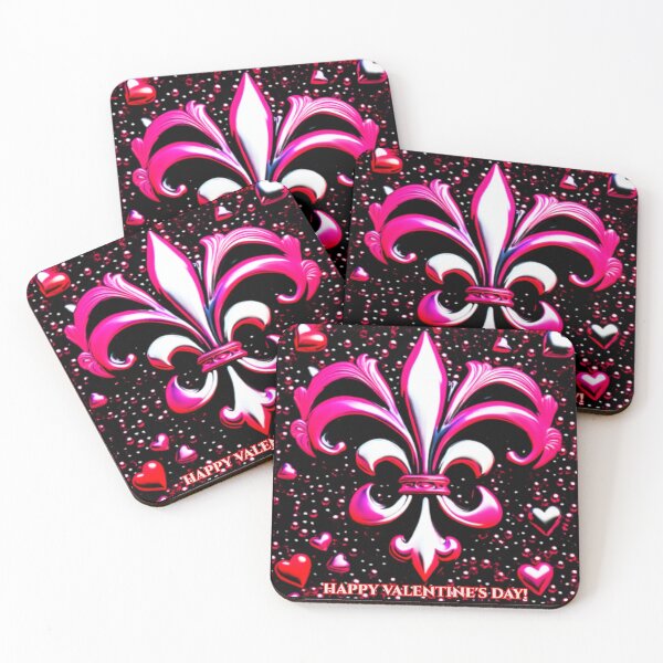 Artikelvorschau, Alles Gute zum Valentinstag Fleur De Lis Design entworfen und verkauft von trailsitravel.