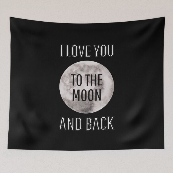 Item preview,  I love you to the moon and back - Desert Moon designed and sold by GRINspiration.