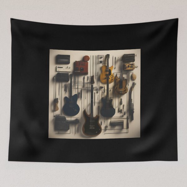 Item preview, Guitar Wallpaper designed and sold by Zenvo.