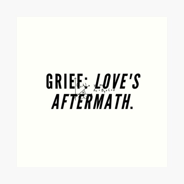 Item preview, Grief: love's aftermath. designed and sold by Bananobanini.