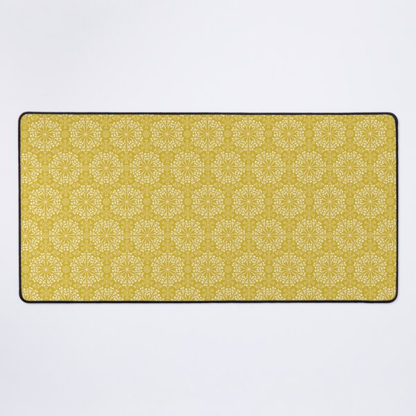 Item preview, Mosaic tile cream on yellow background designed and sold by cezidesign.