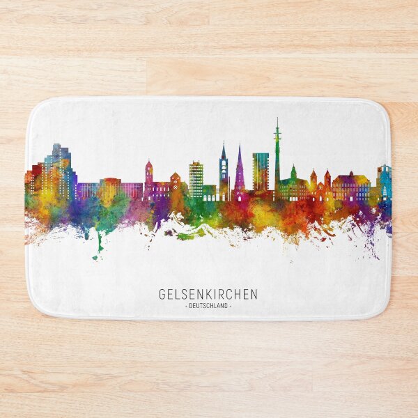Item preview, Gelsenkirchen Germany Skyline designed and sold by ArtPrints.