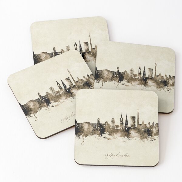 Item preview, Gelsenkirchen Germany Skyline designed and sold by ArtPrints.