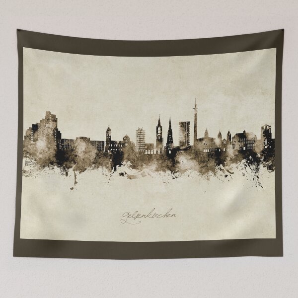 Item preview, Gelsenkirchen Germany Skyline designed and sold by ArtPrints.