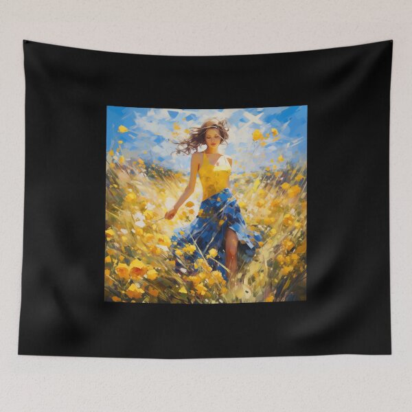 Artikelvorschau, Flowers Lady Triptych 01 entworfen und verkauft von CoolMantras.