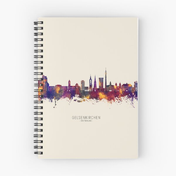 Artikelvorschau, Gelsenkirchen Deutschland Skyline entworfen und verkauft von ArtPrints.
