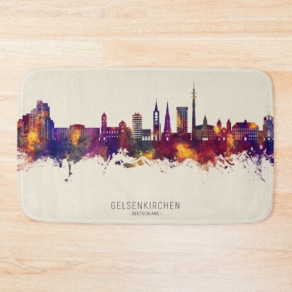 Item preview, Gelsenkirchen Germany Skyline designed and sold by ArtPrints.