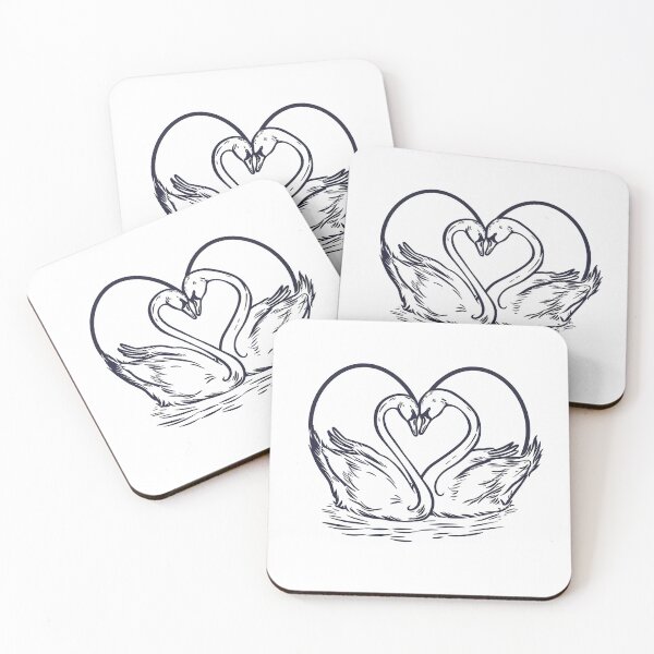 Item preview, Swans in Embrace designed and sold by Ninoshik.