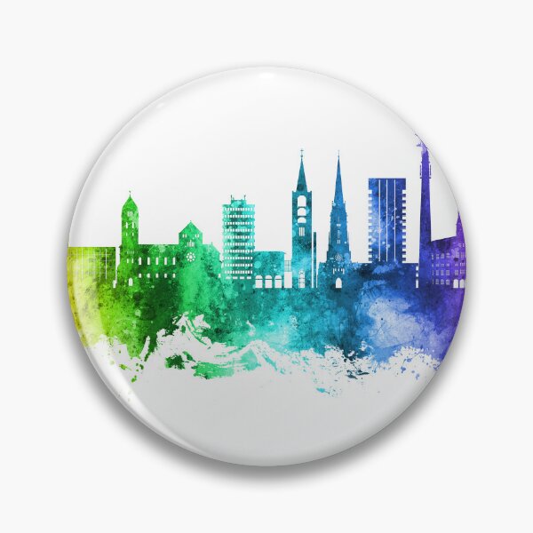 Artikelvorschau, Gelsenkirchen Deutschland Skyline entworfen und verkauft von ArtPrints.