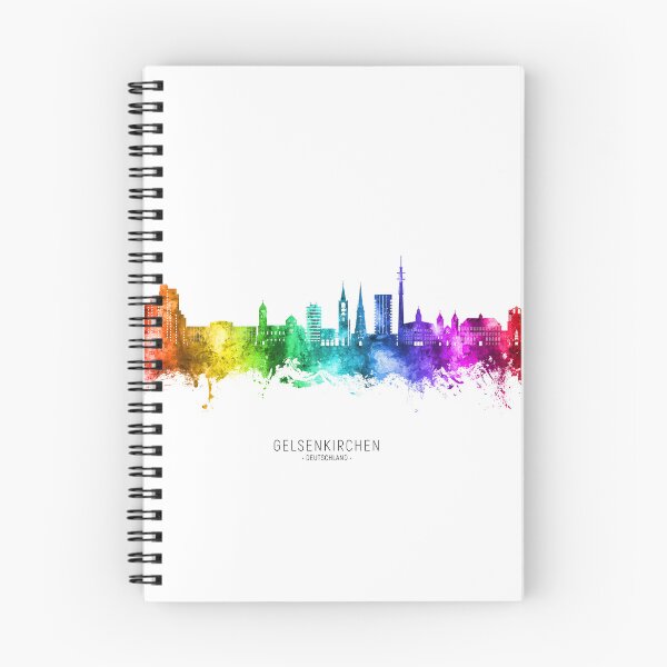 Artikelvorschau, Gelsenkirchen Deutschland Skyline entworfen und verkauft von ArtPrints.