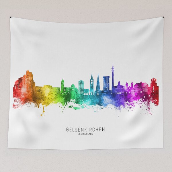 Item preview, Gelsenkirchen Germany Skyline designed and sold by ArtPrints.