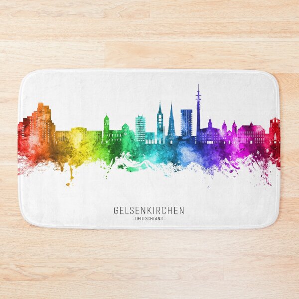 Item preview, Gelsenkirchen Germany Skyline designed and sold by ArtPrints.