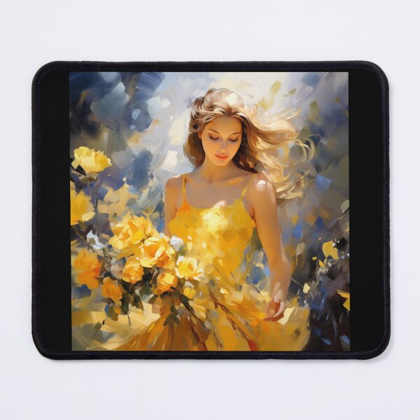 Item preview, Flowers Lady Triptych 02 designed and sold by CoolMantras.