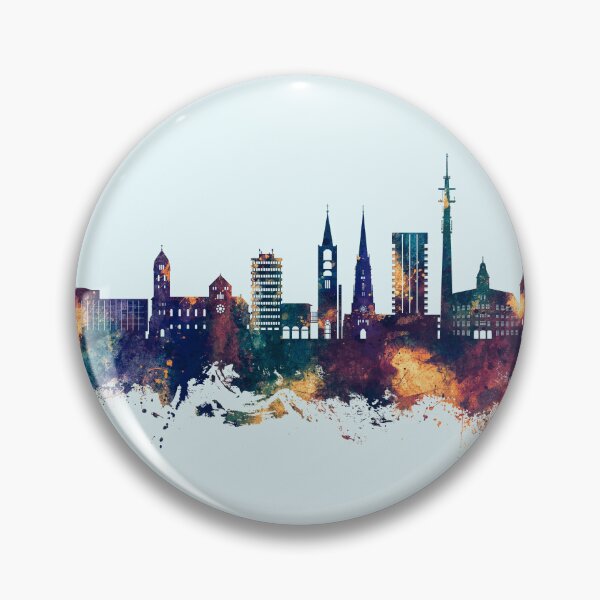 Item preview, Gelsenkirchen Germany Skyline designed and sold by ArtPrints.
