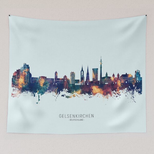 Item preview, Gelsenkirchen Germany Skyline designed and sold by ArtPrints.