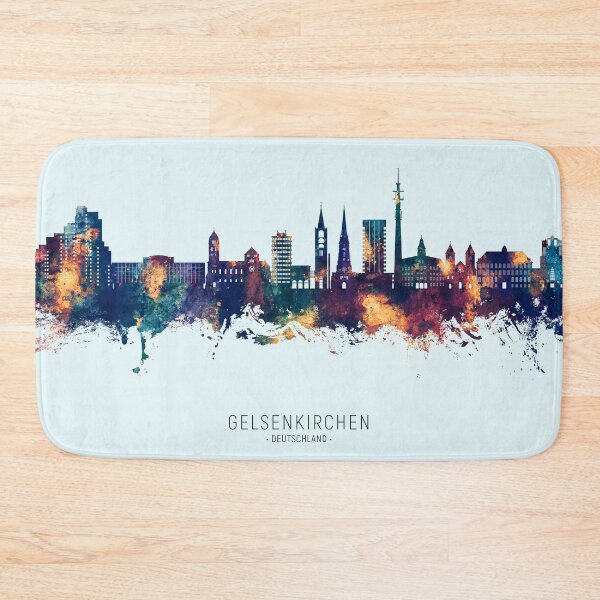 Item preview, Gelsenkirchen Germany Skyline designed and sold by ArtPrints.