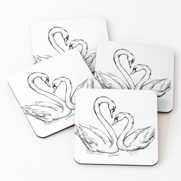 Item preview, Swans in Embrace designed and sold by Ninoshik.