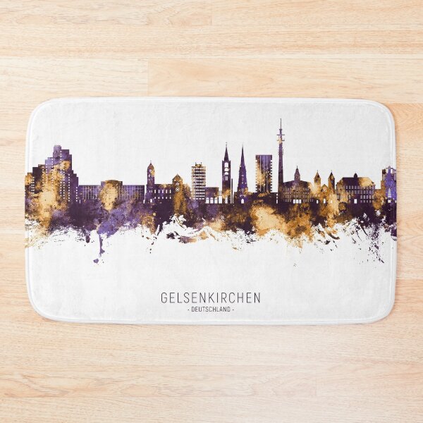 Item preview, Gelsenkirchen Germany Skyline designed and sold by ArtPrints.