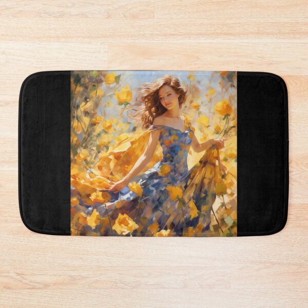 Artikelvorschau, Flowers Lady Triptych 03 entworfen und verkauft von CoolMantras.