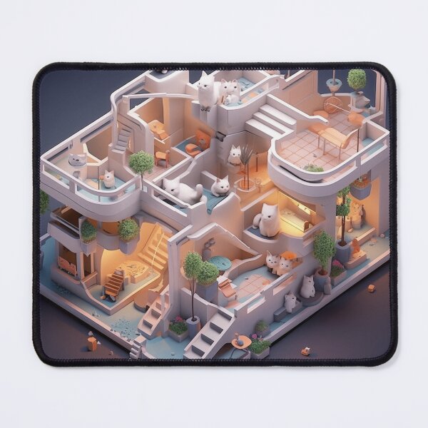 Item preview, Kitty Condo: A Feline's Miniature World designed and sold by WFTan.