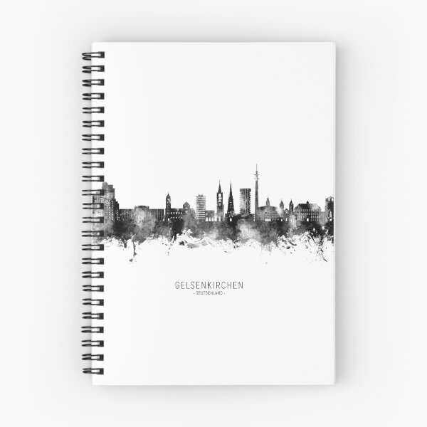 Artikelvorschau, Gelsenkirchen Deutschland Skyline entworfen und verkauft von ArtPrints.